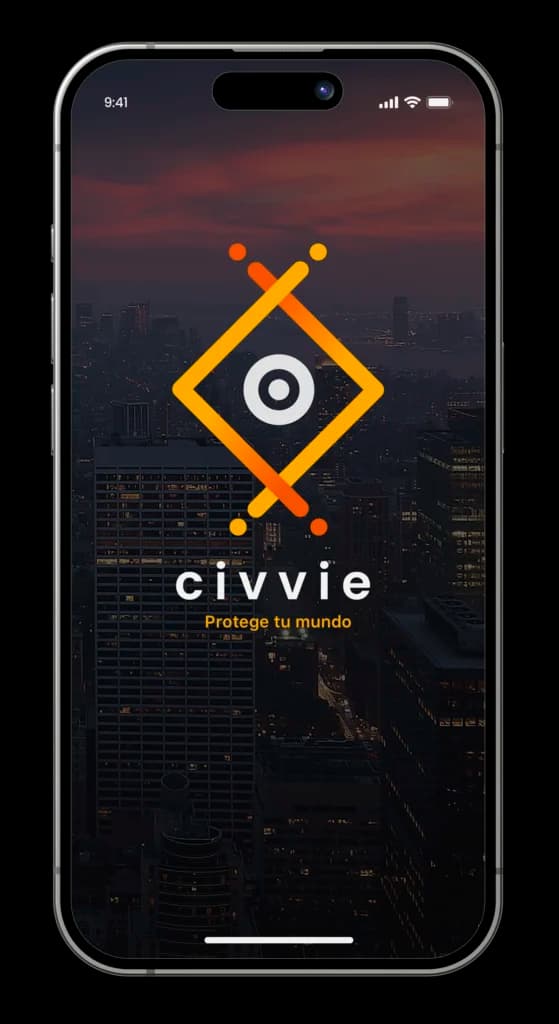 La app abierta en un móvil
